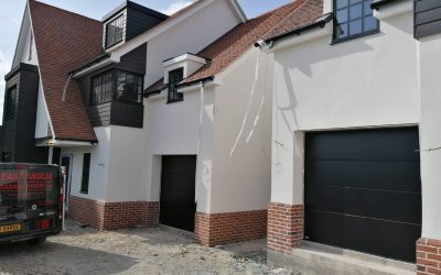 Great to be part of this new garage door project…